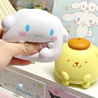 SANRIO ของเล่นบีบสกุชชี่ รูปการ์ตูน Hello Kitty My Melody Cinnamoroll Kuromi ช่วยบรรเทาความเครียด สําหรับเด็ก จํานวน 1 ชิ้น