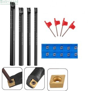 【Big Discounts】Lathe Boring Bar Turning Tool S12M-SCLCR06 T8 4Pcs CCMT060204 Carbide Insert#BBHOOD