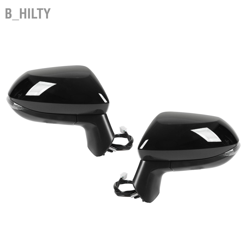 b-hilty-กระจกมองข้างปรับความร้อนด้วยไฟฟ้าสีดำเงาพร้อมไฟเลี้ยวสำหรับ-corolla-e210-2020-2022
