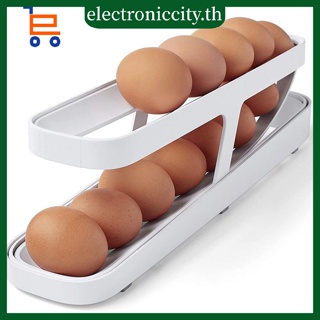 ลิ้นชักเก็บของในตู้เย็น/ กล่องเก็บไข่ กล่องเก็บของในตู้เย็น กล่องเก็บไข่ เก็บผัก เก็บผลไม้ ชั้นวางของจัดระเบียบ เพิ่มพื้นที่ในตู้เย็น