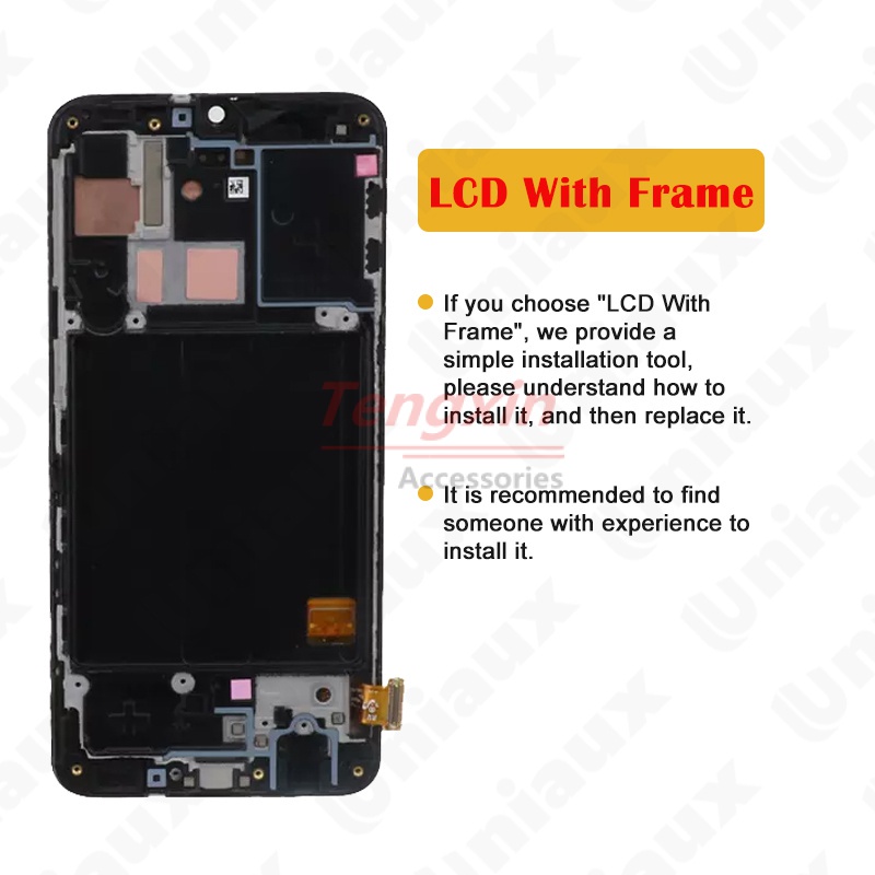 อะไหล่หน้าจอสัมผัส-lcd-amoled-5-9-นิ้ว-สําหรับ-samsung-galaxy-a40-2019-a405-galaxy-a40