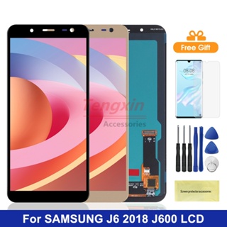 หน้าจอแสดงผล Lcd ดิจิทัล J6 สําหรับ Samsung Galaxy J6 J600 J600F J600G J600FN J600L