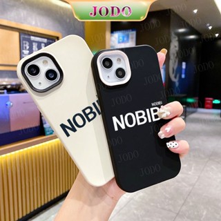 เคสโทรศัพท์ซิลิโคน TPU แบบนิ่ม ลาย Nobi กันกระแทก สําหรับ iPhone 15 14 13 12 11 Promax 6 6S 7 8 Plus X XR XSMax SE