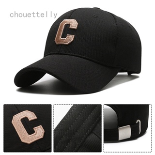 หมวกเบสบอล ปักลายตัวอักษร C สีทอง แฟชั่นฤดูใบไม้ผลิ และฤดูร้อน สําหรับผู้หญิง
