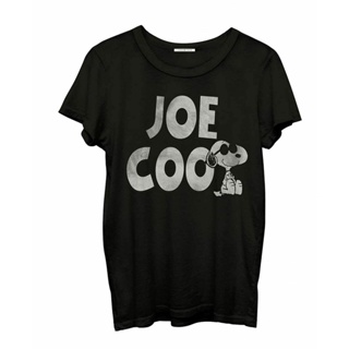 QZ[100% Cotton] เสื้อยืด ผ้าฝ้าย พิมพ์ลายการ์ตูน Snoopy Joe Cool Tee AGbimc88IHbdkh01