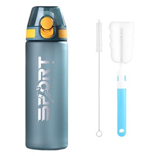 600ml Outdoor Leak Proof Sports Cycling Office Portable Kids Adults With Straw Water Bottle