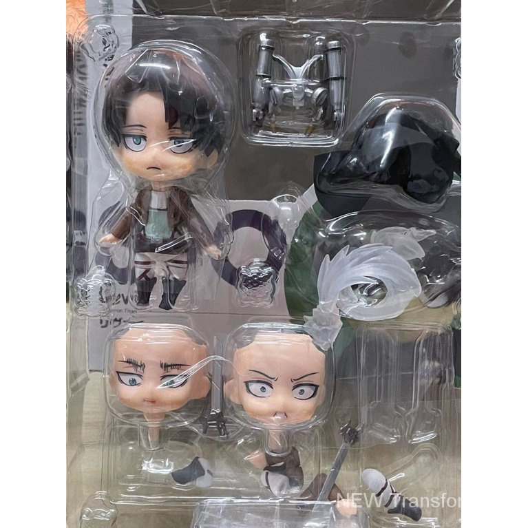 โมเดล-nendoroid-attack-on-titan-390-ของเล่นสําหรับเด็ก-levier-โมเดลฟิกเกอร์-รูปการ์ตูนอนิเมะ-กัปตัน-q-version-เปลี่ยนหน้าได้-ขยับได้-5s4f