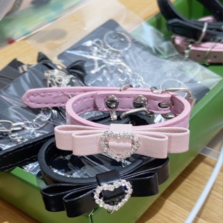 สร้อยข้อมือ หนัง PU แบบรูกลวง ลายหัวใจ สไตล์ญี่ปุ่น ของแท้
