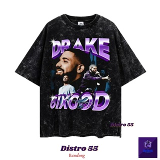 【hot sale】เสื้อยืด พิมพ์ลาย Drake 61XOOD BLACK VINTAGE TEE 1 เสื้อยืดโอเวอร์ไซซ์ เสื้อยืดซักผ้า เสื้อยืดโอเวอร์ไซซ์ เสื้