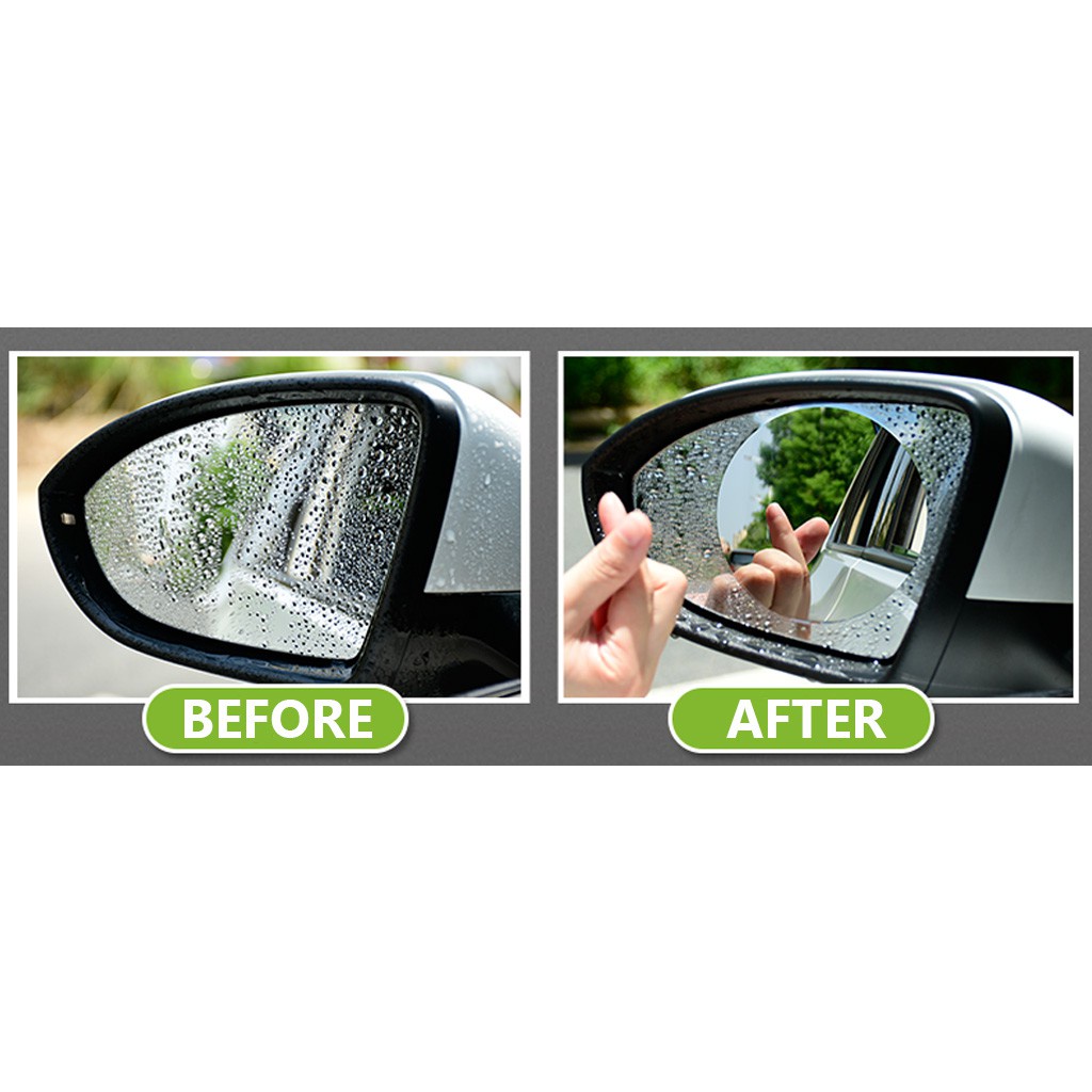 ส่งจากไทย-493-ฟิล์มกันน้ำติดกระจกมองข้างรถยนต์-rearview-mirror-rain-proof-film-1-ชุด-มี-2-แผ่น