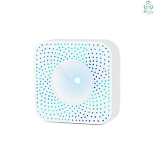 Tuya เครื่องตรวจจับคุณภาพอากาศอัจฉริยะ WiFi 6-in-1 Air Housekeeper PM2.5 Formaldehyde VOC CO2 อุณหภูมิ ความชื้น สําหรับ Alexa Google Home for Hom [19] [มาใหม่]