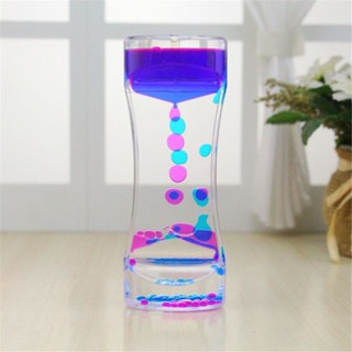 Liquid Motion Timer Bubbler ของเล่นทางประสาทสัมผัสที่ดีที่สุดสำหรับการผ่อนคลาย Liquid Motion Timer Toy Floating Color Mini Lava Lamp Timer