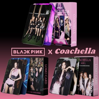 โปสเตอร์อัลบั้มรูปภาพ BLACKPINK&amp;Coachella HD Lomo Card Collection JENNIE ROSE LISA JISOO จํานวน 55 ชิ้น