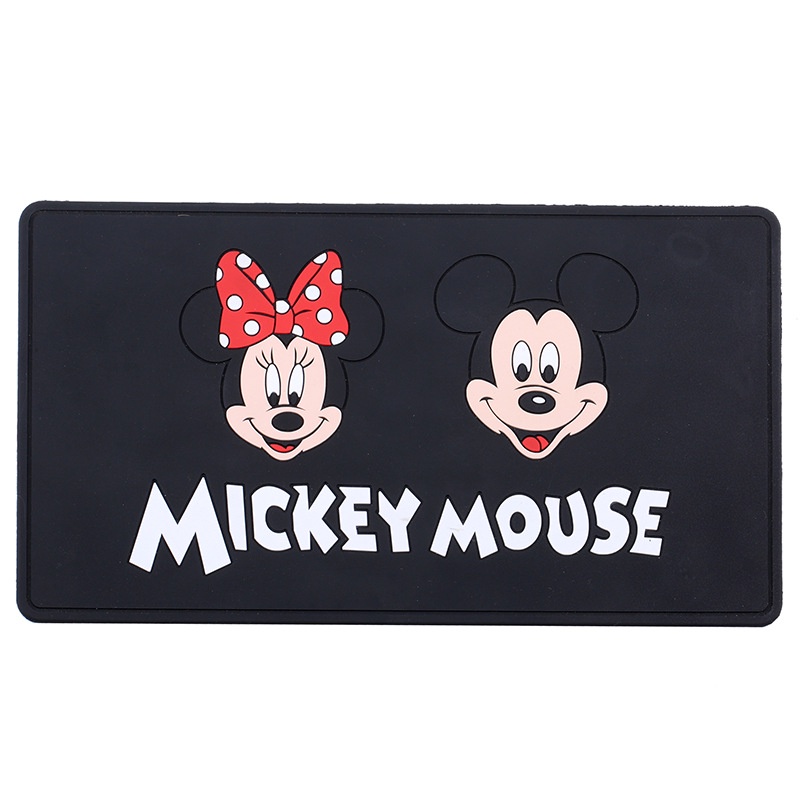 mickey-minnie-แผ่นกันลื่นในรถยนต์-แผ่นรองกันลื่น-แผ่นกันลื่น-ลายการ์ตูนน่ารัก-ทนความร้อนสูง-น่ารัก-สำหรับตกแต่งรถยนต์
