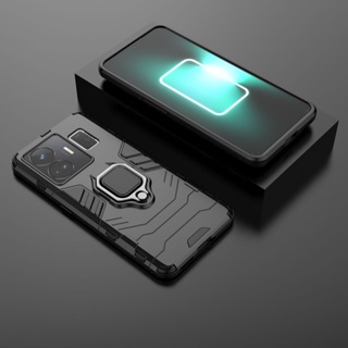 เคสโทรศัพท์มือถือ PC แข็ง แบบนิ่ม กันกระแทก พร้อมแหวนขาตั้ง สําหรับ Realme GT3 Neo5 Neo 5 GT 3 5G 2023