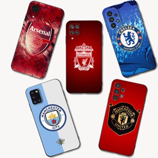 เคสโทรศัพท์มือถือ ซิลิโคนนิ่ม tpu ลายสโมสรฟุตบอลอังกฤษ สีดํา สําหรับ Samsung Galaxy A23 4G LTE A33 A53 A73 4G 5G M62 F62 BIG6