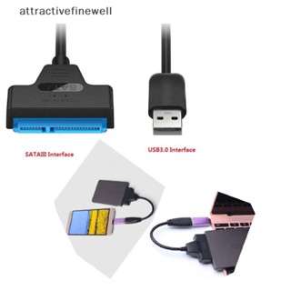 [attractivefinewell] สายเคเบิลอะแดปเตอร์แปลงฮาร์ดดิสก์ SSD USB 2.0 เป็น SATA 22 Pin สําหรับแล็ปท็อป
 ทีวี