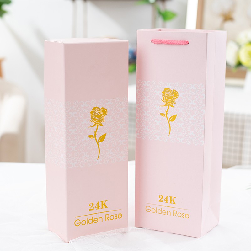 กุหลาบจำลองเคลือบทอง24k-ของขวัญ-ของที่ระลึก-สีทอง