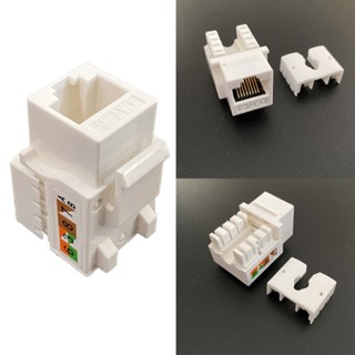 Ch*【พร้อมส่ง】โมดูลอะแดปเตอร์แจ็คเชื่อมต่อข้อมูล CAT6 RJ45