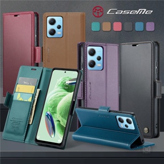 Caseme เคสโทรศัพท์หนัง ฝาพับแม่เหล็ก พร้อมช่องใส่บัตร สําหรับ Xiaomi Redmi Note 12 11 10 Pro 11S 10S 12Pro Plus
