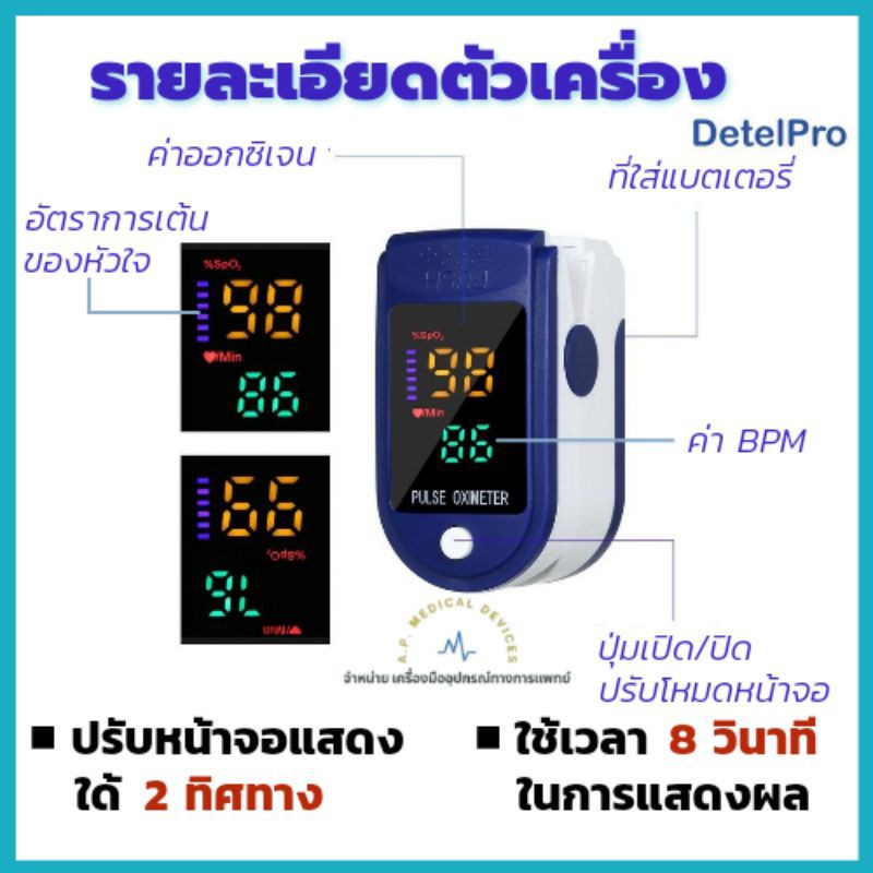 oximeters-เครื่องวัดออกซิเจนในเลือด-เครื่องวัดออกซิเจนปลายนิ้ว-และ-ตรวจวัดชีพจรปลายนิ้ว-เครื่องวัดออกซิเ