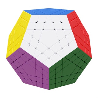Shengshou Megaminx ลูกบาศก์ความเร็ว 5x5 Dodecahedron 12 หน้า ไร้สติกเกอร์