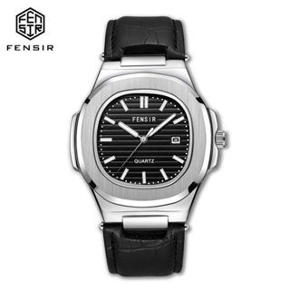 Fensir Brand Watch 2030 นาฬิกาข้อมือควอตซ์แฟชั่น กันน้ํา ลายทาง เรียบง่าย สําหรับบุรุษ