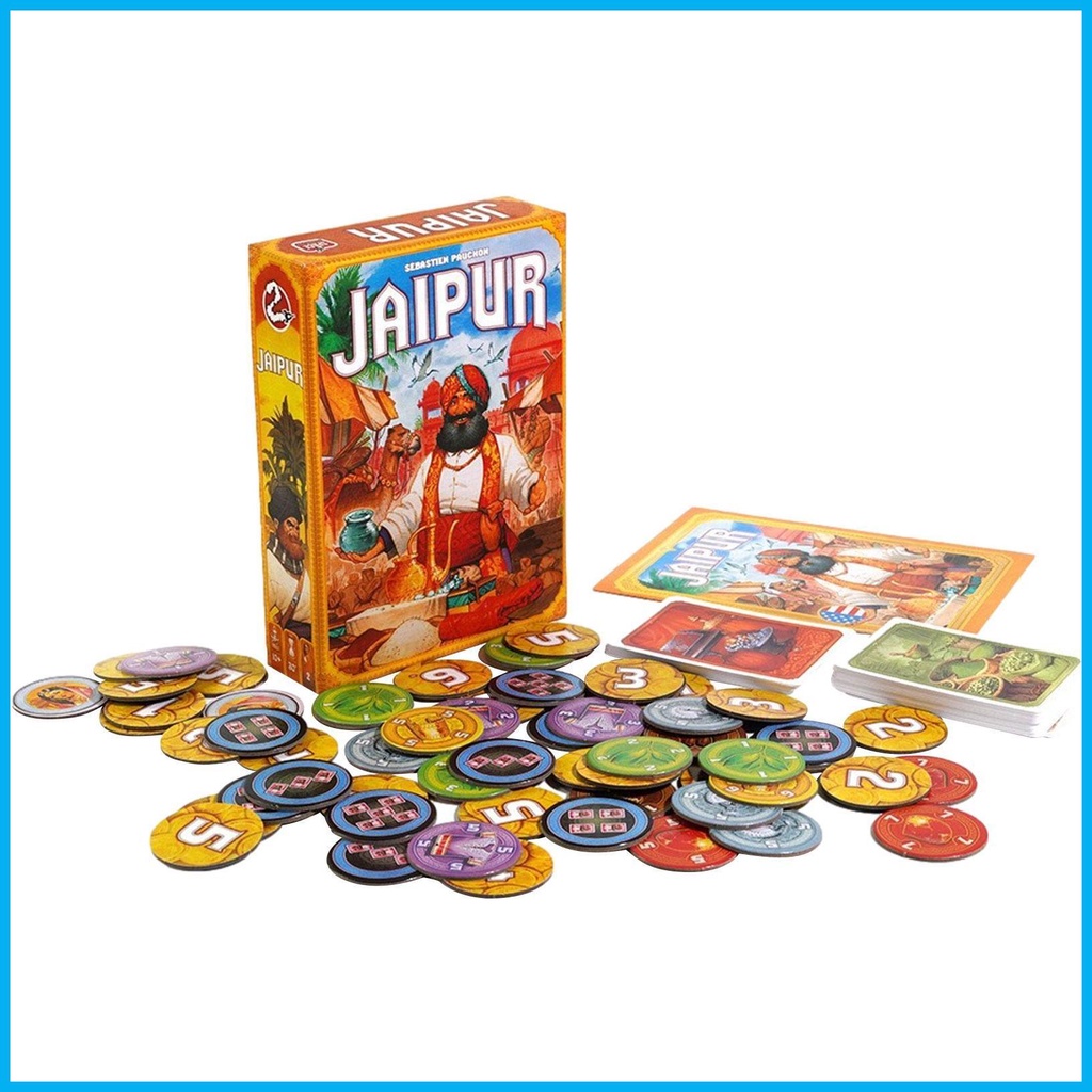 เกมกระดาน Jaipur Jaipur Family Strategy Board Game Family Friendly
