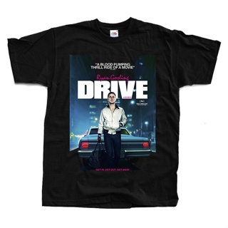 [COD]โปสเตอร์ภาพยนตร์ Drive Ryan Gosling Ver. เสื้อยืด สีดํา สีม่วง สีชมพู ไซซ์ S - 5Xl 2
