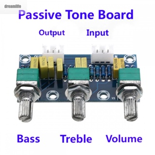 【DREAMLIFE】Durable Module Volume Bass Treble Control Preamplifier Two channels Board Tone