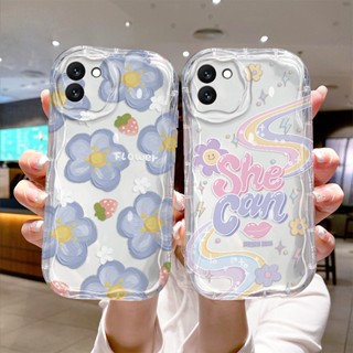 เคส samsung a03 เคสโทรศัพท์ แบบใส ลายครีม กันกระแทก สําหรับ samsung a03 เคส