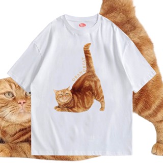 📦พร้อมส่ง (🔥พร้อมส่งเสื้อเฮีย🔥) เสื้อ  ORANG CAT ผ้าCotton 100% ผ้าดีมากก มีขาวและดำ  ทั้งทรงปกติและ T-shirt