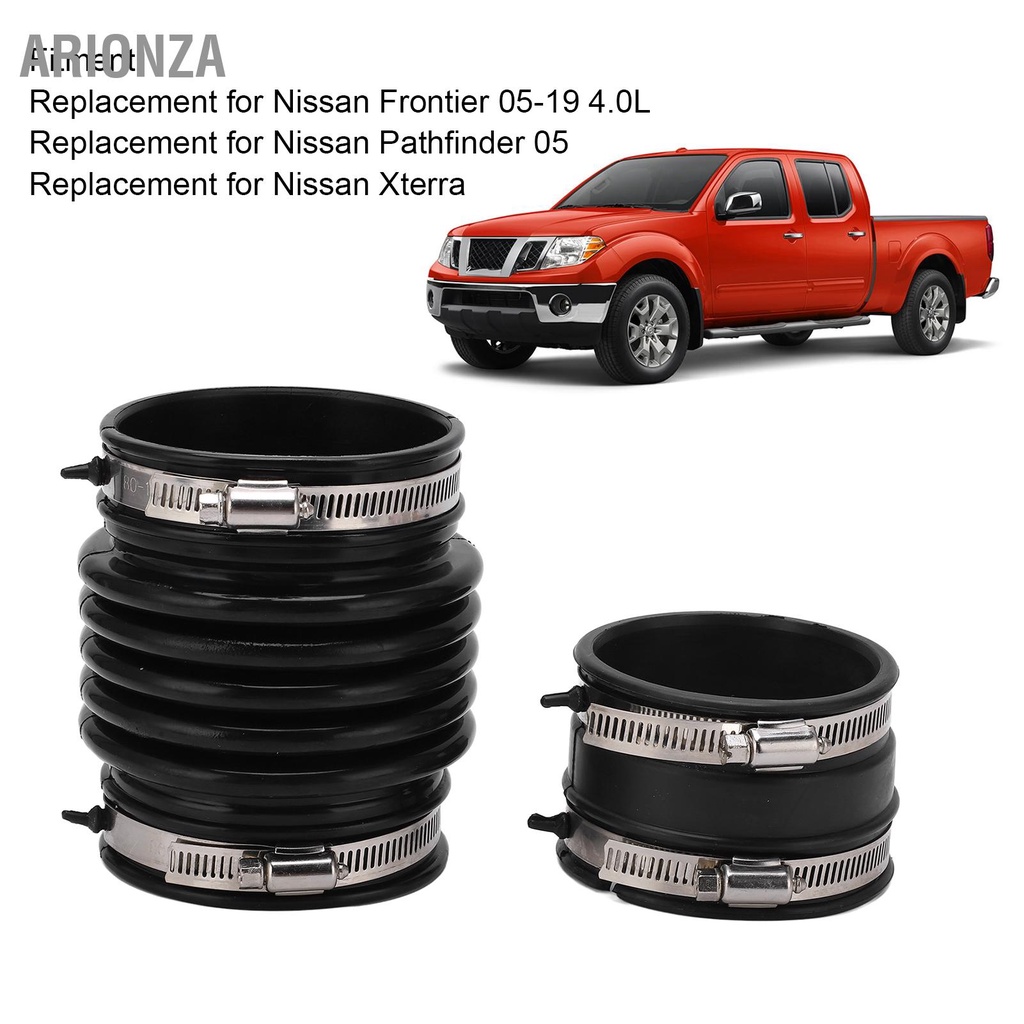 arionza-ท่อดูดอากาศเครื่องยนต์-ยาง-epdm-ยืดหยุ่น-ทนความร้อน-สำหรับ-nissan-frontier-05-19-4-0l