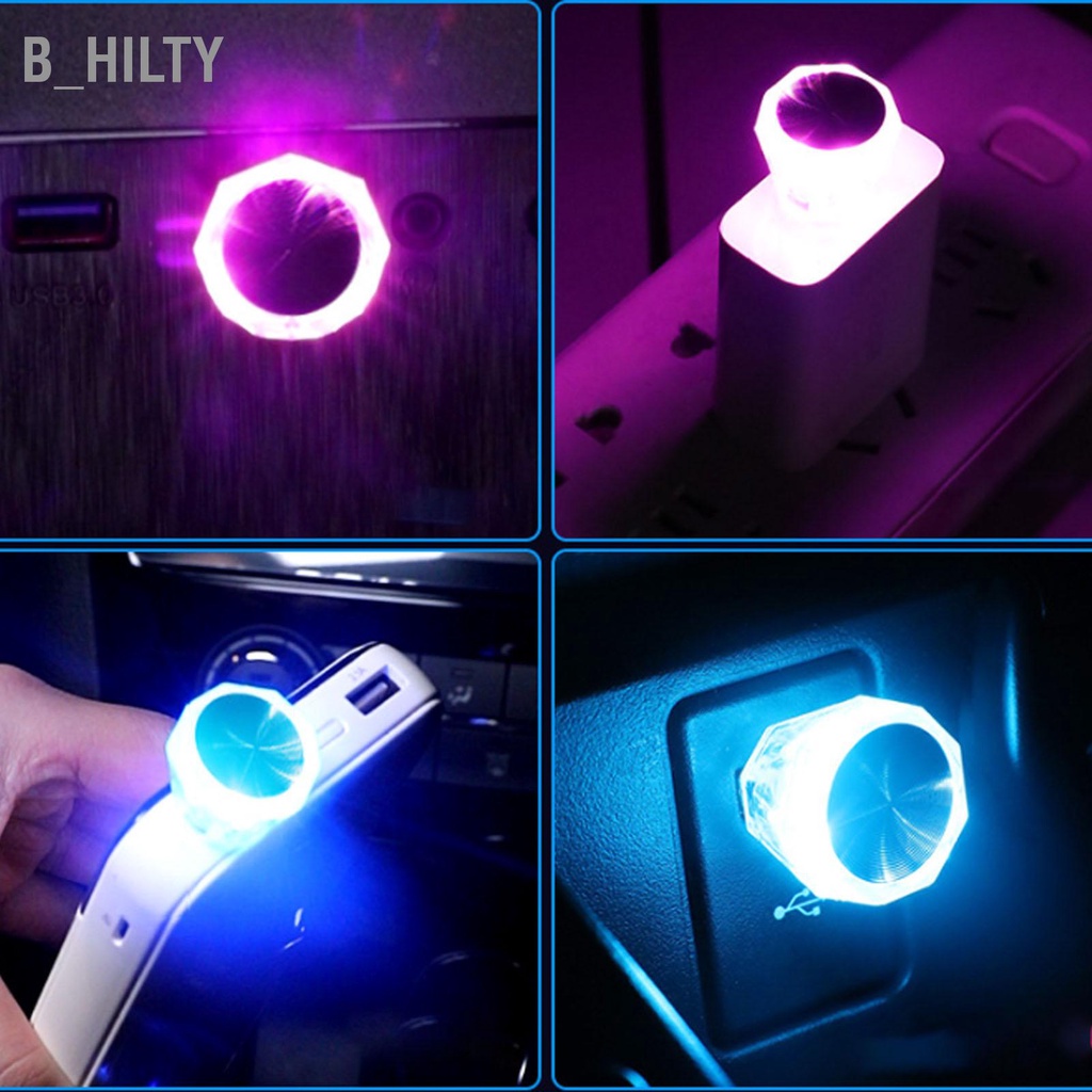 b-hilty-10-ชิ้นมินิ-usb-ไฟ-led-5v-เสียบไฟ-ภายในรถชุดสากลสำหรับรถบ้านสำนักงาน