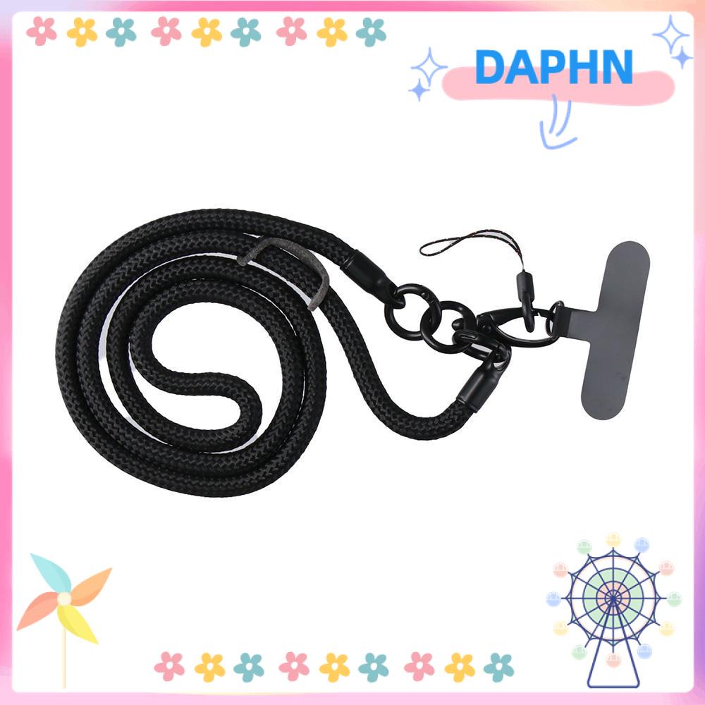 daphs-สายคล้อง-พวงกุญแจป้าย-id-คลิปเชือกเส้นเล็ก-โทรศัพท์มือถือ-สีดํา-กลางแจ้ง