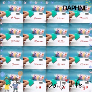 Daphne แสตมป์หมึก ไวต่อแสง ลายการ์ตูนภาษาอังกฤษ ของเล่นเสริมการเรียนรู้ สําหรับเด็ก