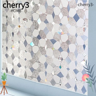 Cherry3 สติกเกอร์ฟิล์มกระจกหน้าต่าง ป้องกันรังสียูวี ไม่ทิ้งรอยกาว สําหรับตกแต่ง