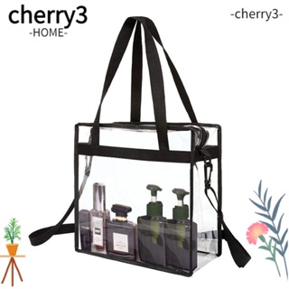 Cherry3 กระเป๋าสะพายไหล่ มีซิป กันน้ํา ขนาดใหญ่ ปรับได้ สําหรับผู้หญิง