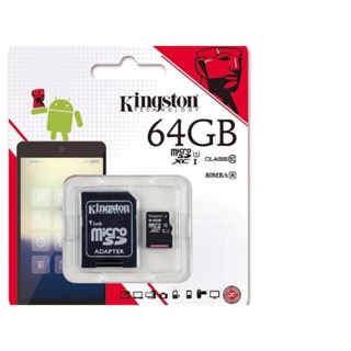 Micro SD Class 10 / 64 GB รับประกันของแท้
