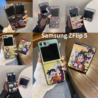 เคสโทรศัพท์มือถือ PC แข็ง กันกระแทก ลายกราฟฟิตี้ แบรนด์ WUKONG สําหรับ Samsung Galaxy Z Flip5 5G Z Flip5