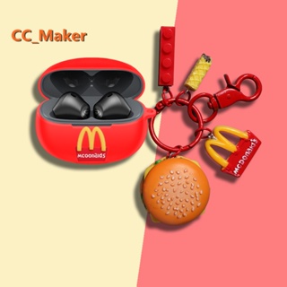 For SoundPeats Opera 05/03 Case Cartoon Burger Keychain Pendant SoundPeats T2 / SoundPeats Capsule3 Pro Silicone Soft Case Shockproof Case Protective Cover Cute Mario Creative Astronaut SoundPeats Engine 4 Cover Soft Case