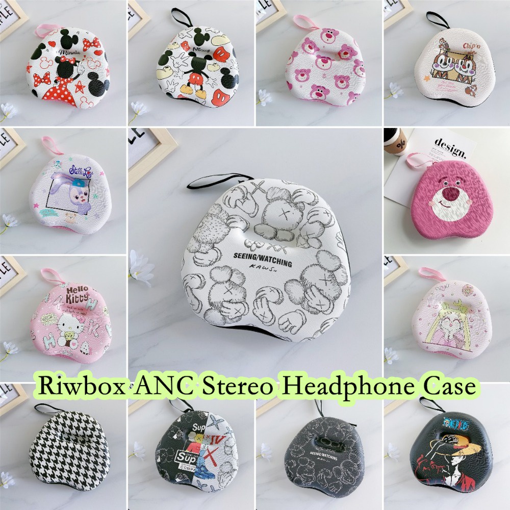 case-home-เคสหูฟังสเตอริโอ-ลายการ์ตูนมินนี่-สําหรับ-riwbox-anc