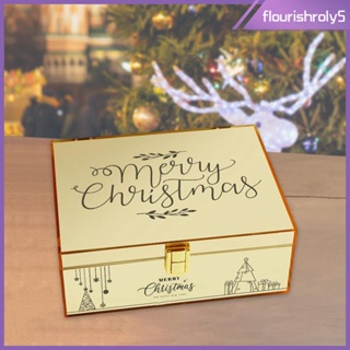 [Flourishroly5] กล่องของขวัญ กล่องอะคริลิค พร้อมฝาปิด สําหรับเพื่อนเจ้าสาว คริสต์มาส งานแต่งงาน วันเกิด