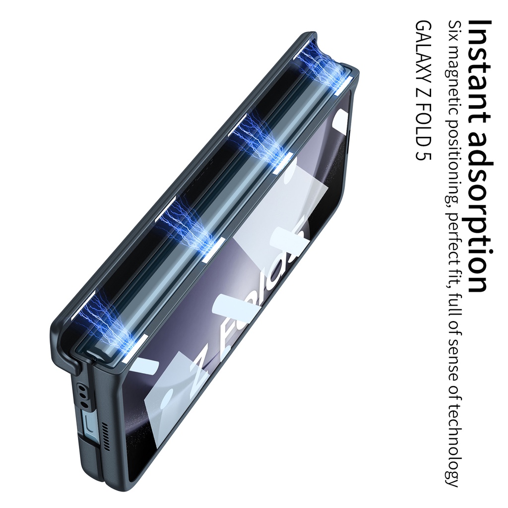 เคสโทรศัพท์มือถือ-แบบฝาพับ-พรีเมี่ยม-สําหรับ-samsung-galaxy-z-fold5-z-fold5