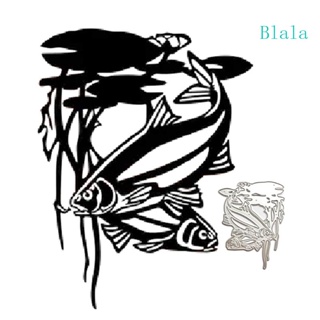 Blala แผ่นแม่แบบโลหะ ตัดลายนูน สําหรับตกแต่งสมุดภาพ อัลบั้ม กระดาษ การ์ด DIY