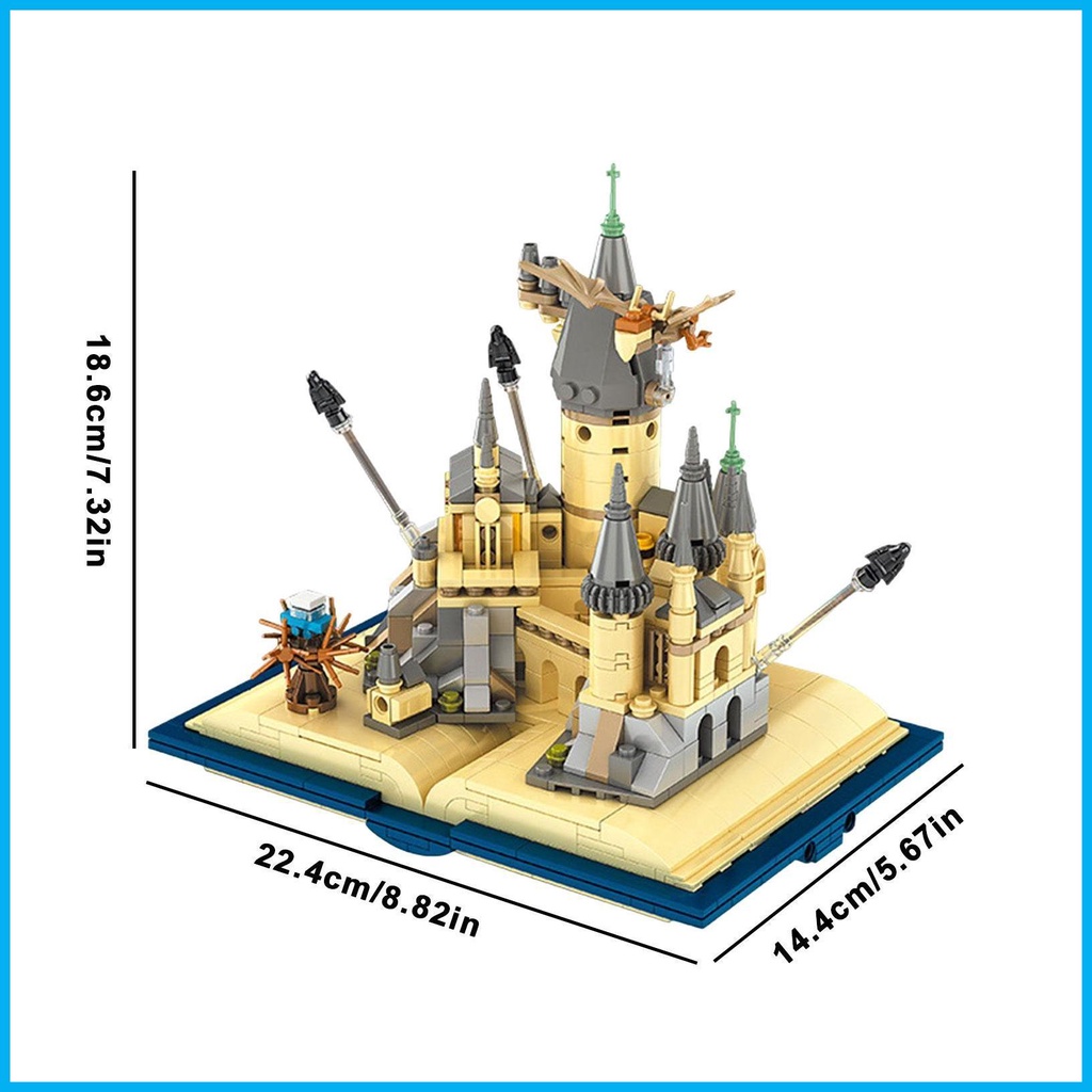 บล็อกตัวต่อ-รูปปราสาทแฮร์ริส-727-ชิ้น