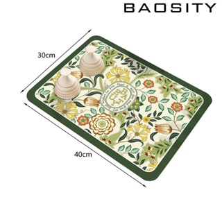 [Baosity] แผ่นรองจาน ดูดซับน้ํา ทําความสะอาดง่าย แห้งเร็ว สําหรับห้องครัว ร้านอาหาร บาร์