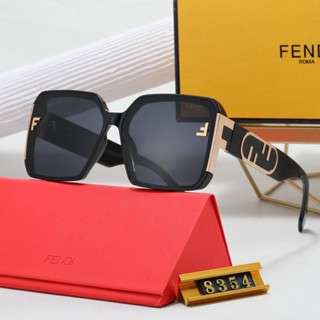 Fendi แว่นตากันแดด เลนส์โพลาไรซ์ ป้องกันแดด ระดับไฮเอนด์ สําหรับผู้ชาย และผู้หญิง