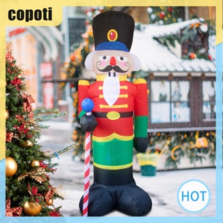 Copoti ตุ๊กตาทหารเป่าลม เรืองแสง 2.4 เมตร สําหรับตกแต่งบ้าน คริสต์มาส ของขวัญปีใหม่