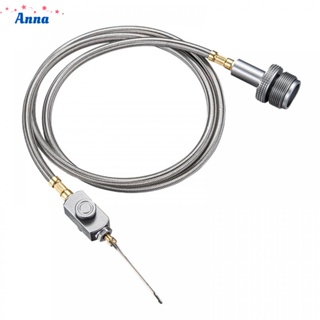 【Anna】Adapter with Extend Hose Input EN417 Valve Canister Output Propane Gas Stove